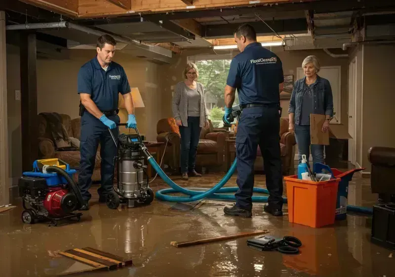 Basement Water Extraction and Removal Techniques process in Bluffton, IN