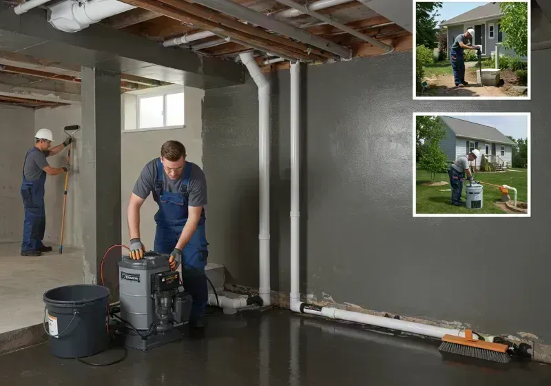 Basement Waterproofing and Flood Prevention process in Bluffton, IN